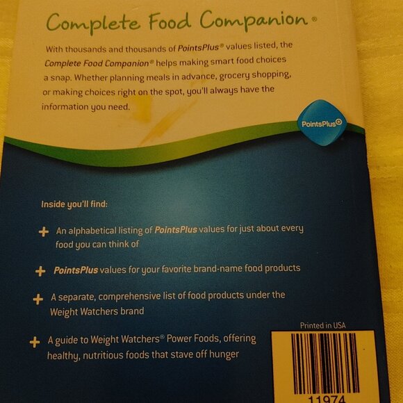 WEIGHT WATCHERS Complete Food & Dining Out Companion Books & Pocket Guide 2012 - Picture 9 of 11